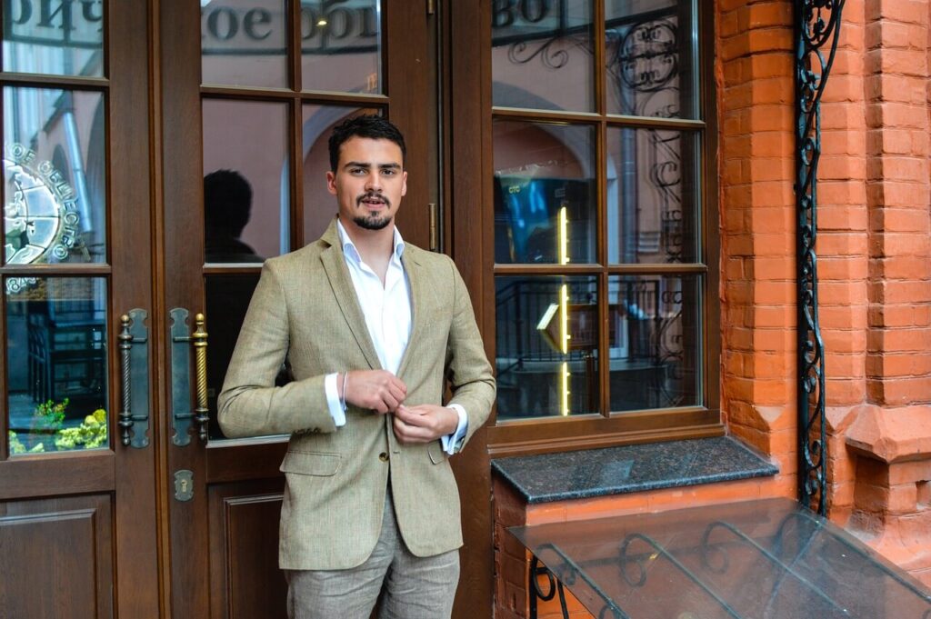 Andrew from London, UK, standing confidently after securing a business loan from Funder Stone Finance Limited.